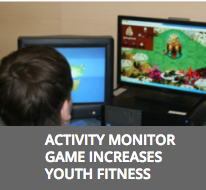 Activity monitor game increases youth fitness