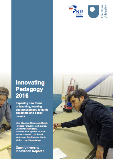 Innovating Pedagogy 2016 Report