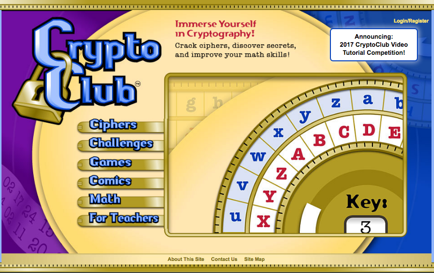 Screenshot from CryptoClub.org